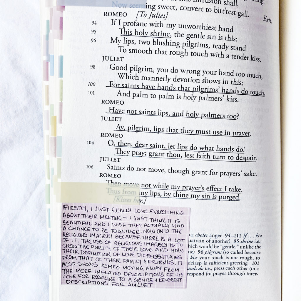 Annotate with Me: Romeo and Juliet - teatimelit